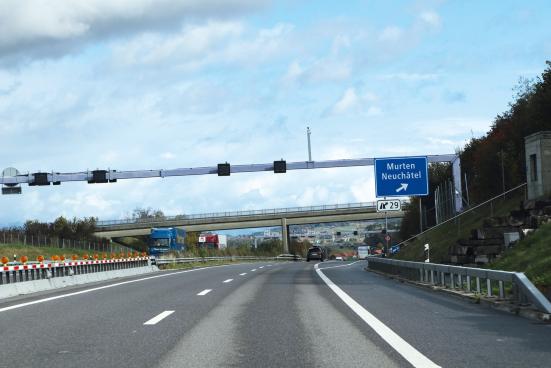 Autobahn Murten